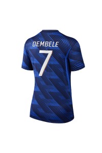 Ranska Ousmane Dembele #7 Jalkapallovaatteet Naisten Kotipaita MM-kisat 2026 Lyhythihainen